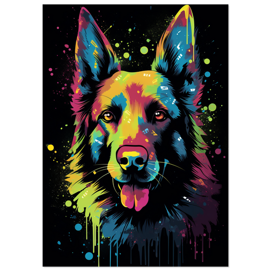 Belgischer Schäferhund Pop-Art (DOG304)