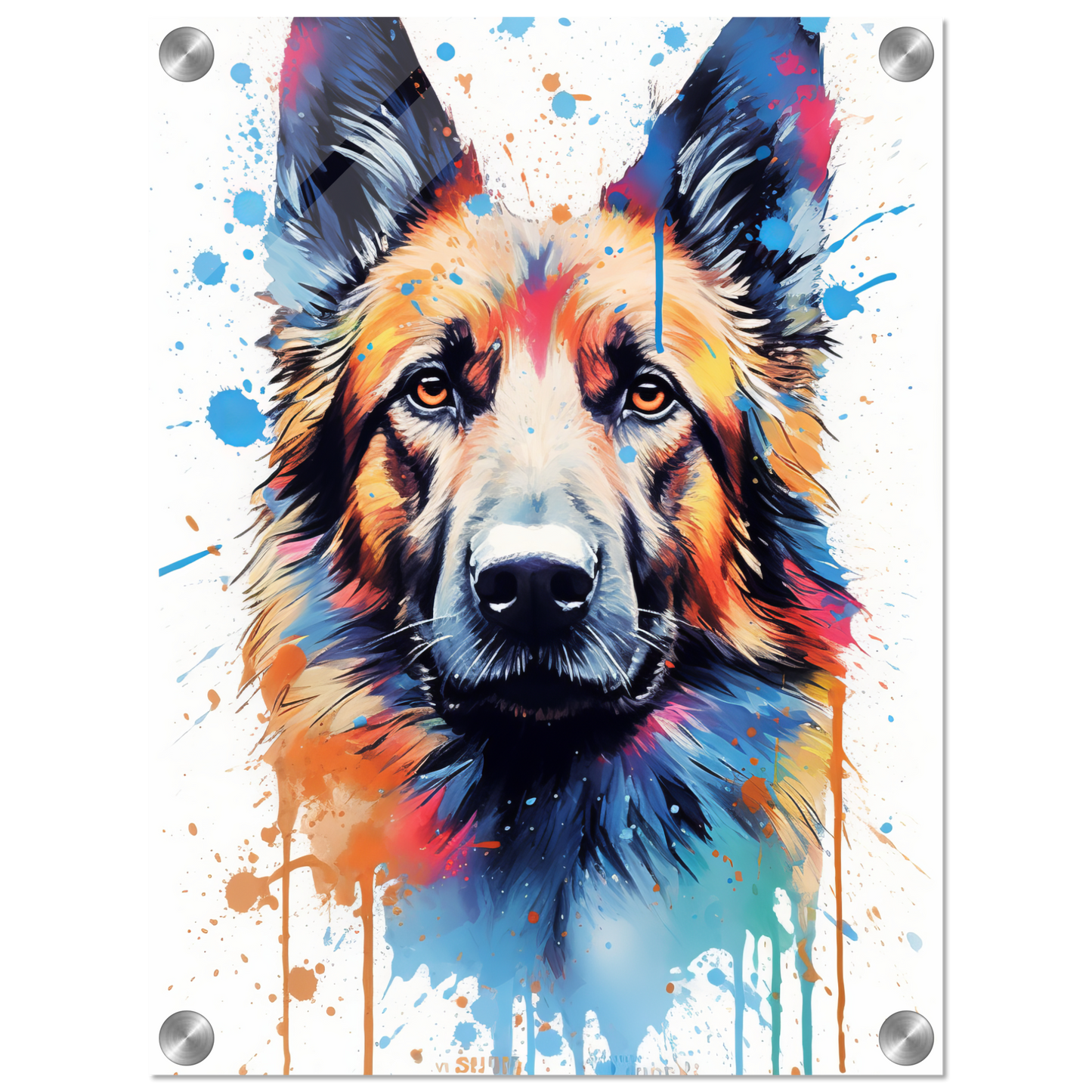 Belgischer Schäferhund Pop-Art (DOG305)