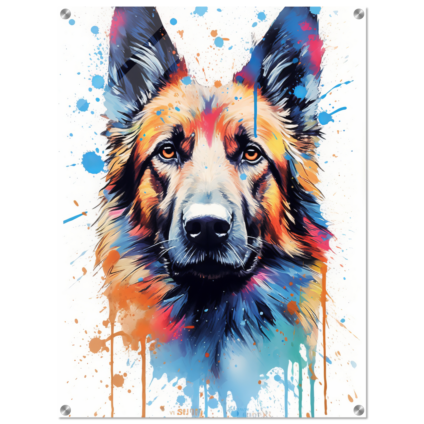 Belgischer Schäferhund Pop-Art (DOG305)