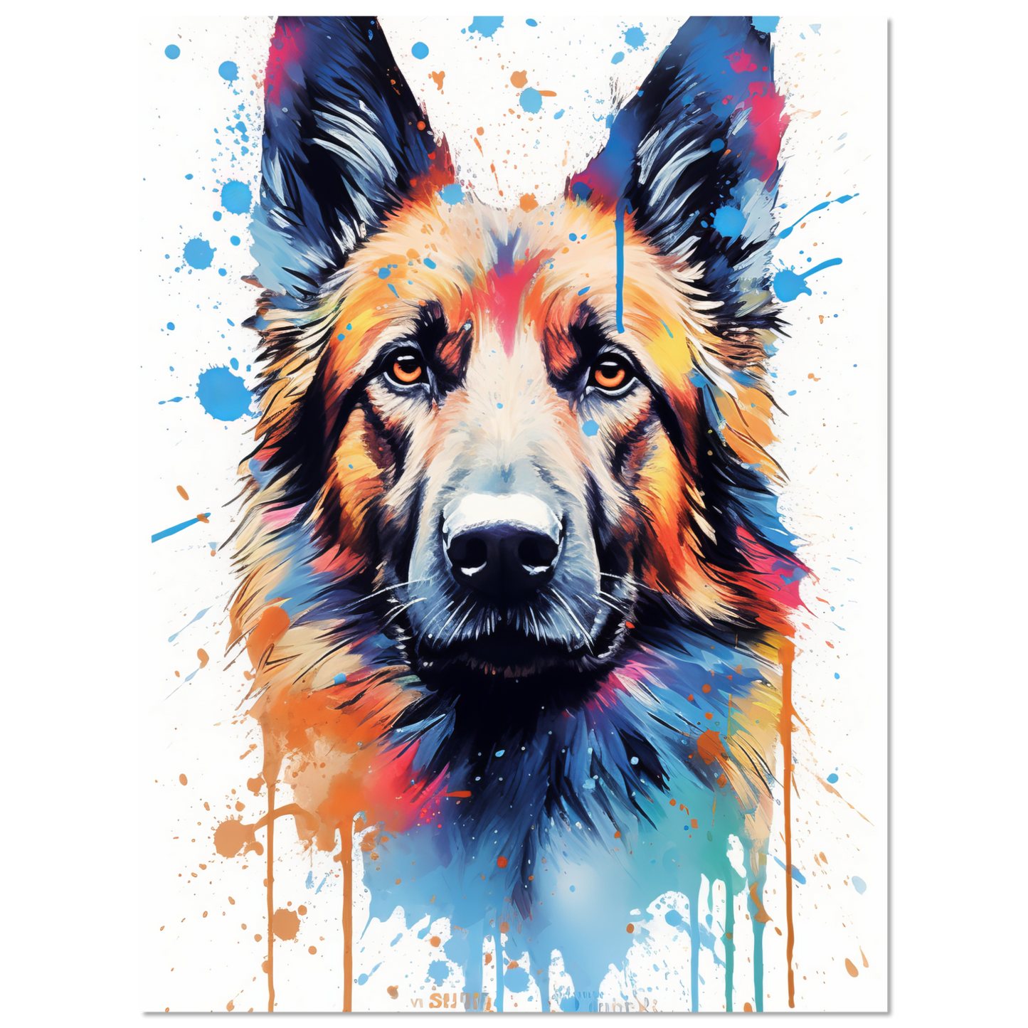 Belgischer Schäferhund Pop-Art (DOG305)