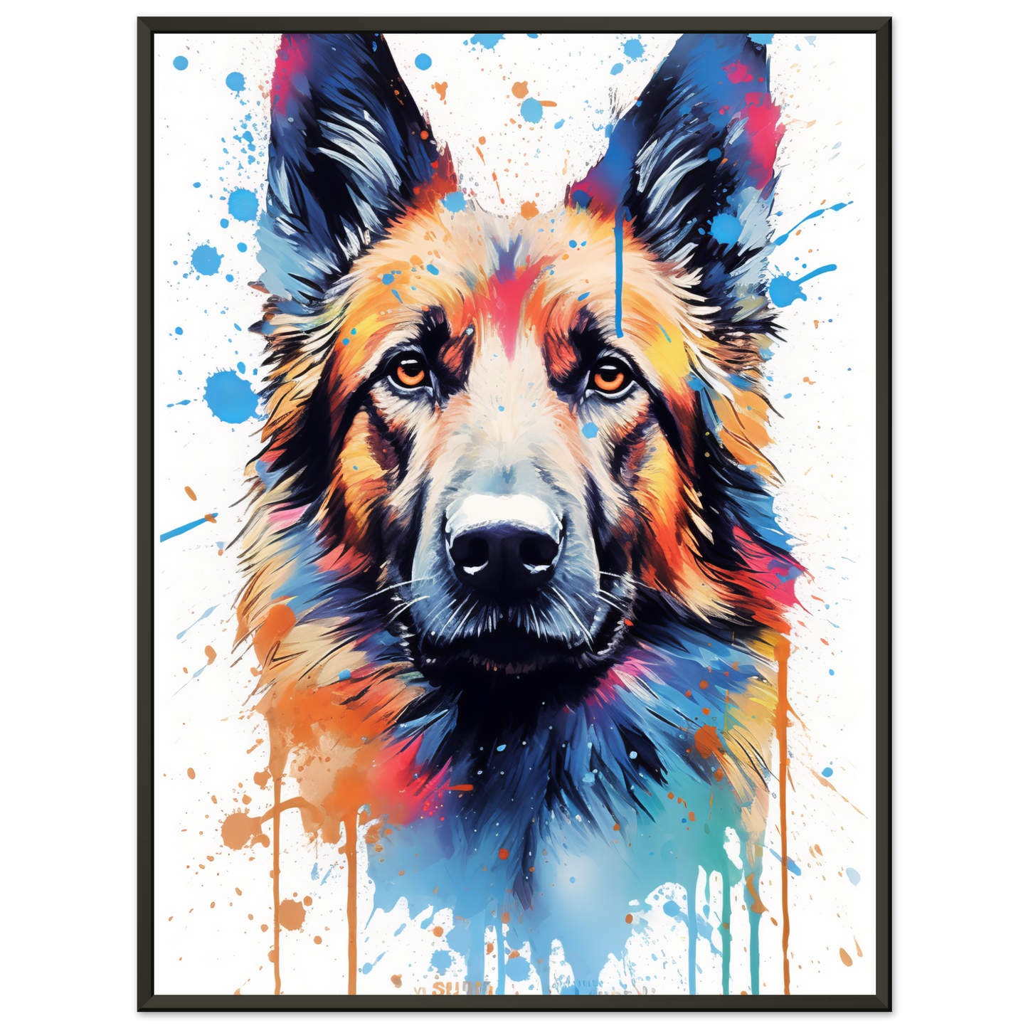 Belgischer Schäferhund Pop-Art (DOG305)