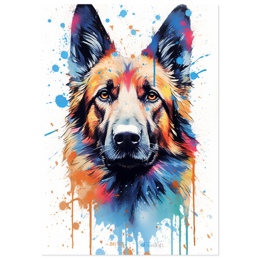 Belgischer Schäferhund Pop-Art (DOG305)
