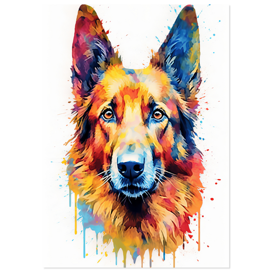 Belgischer Schäferhund Pop-Art (DOG307)