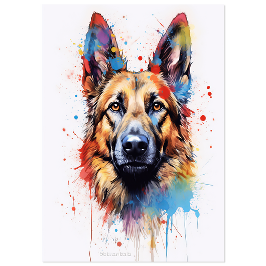 Belgischer Schäferhund Pop-Art (DOG308)