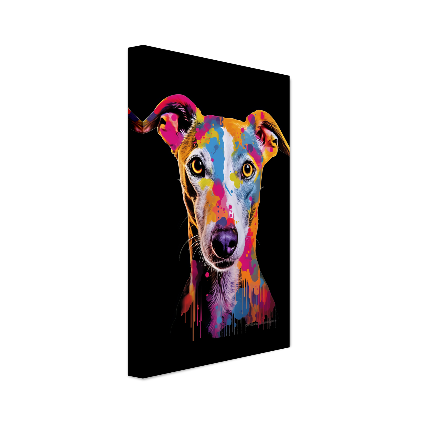 Whippet Hund Pop-Art (DOG313)