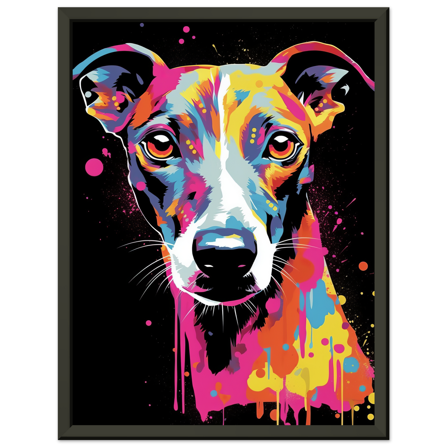Whippet Hund Pop-Art (DOG314)