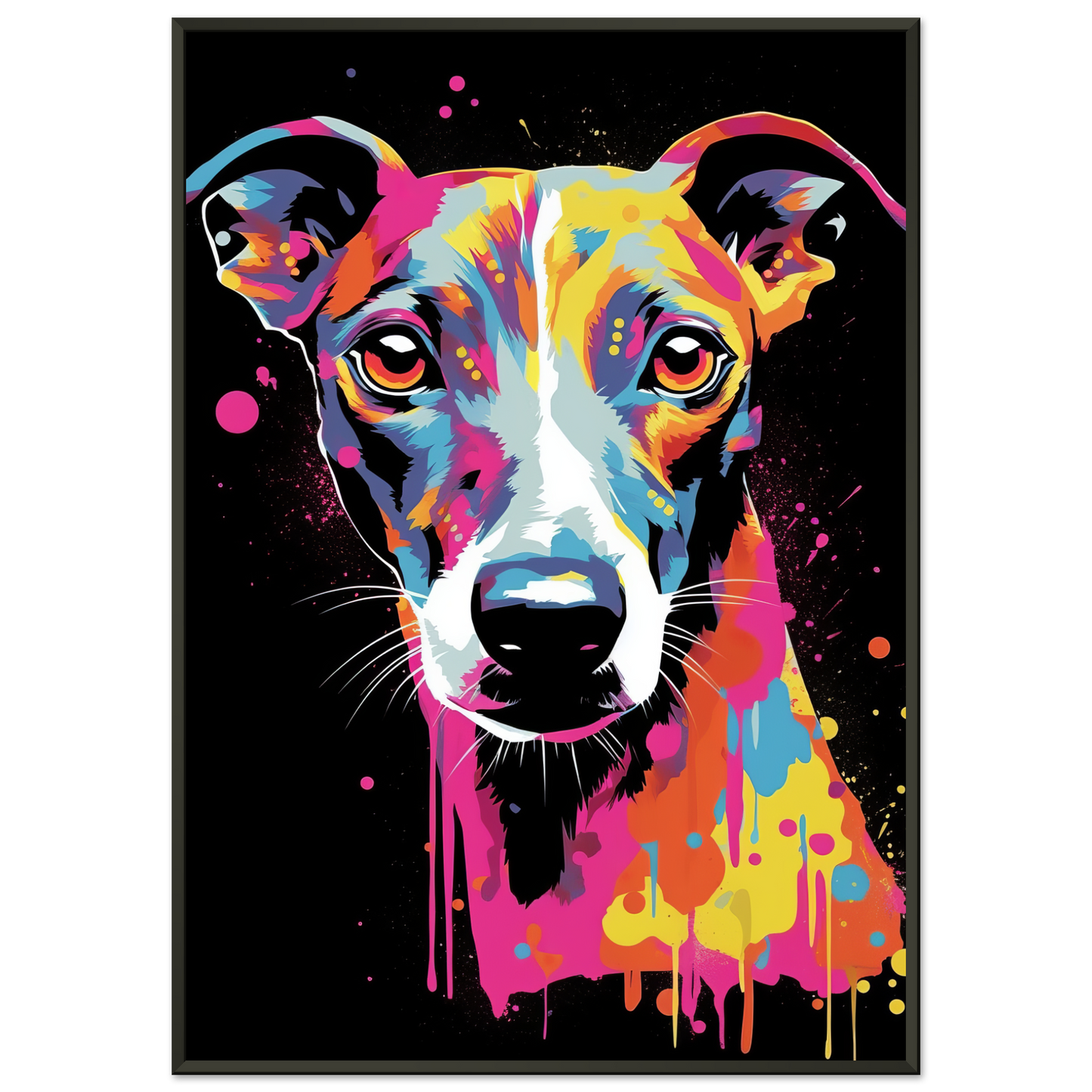 Whippet Hund Pop-Art (DOG314)