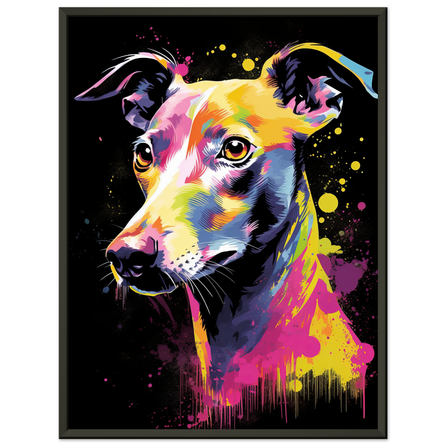 Whippet Hund Pop-Art (DOG315)