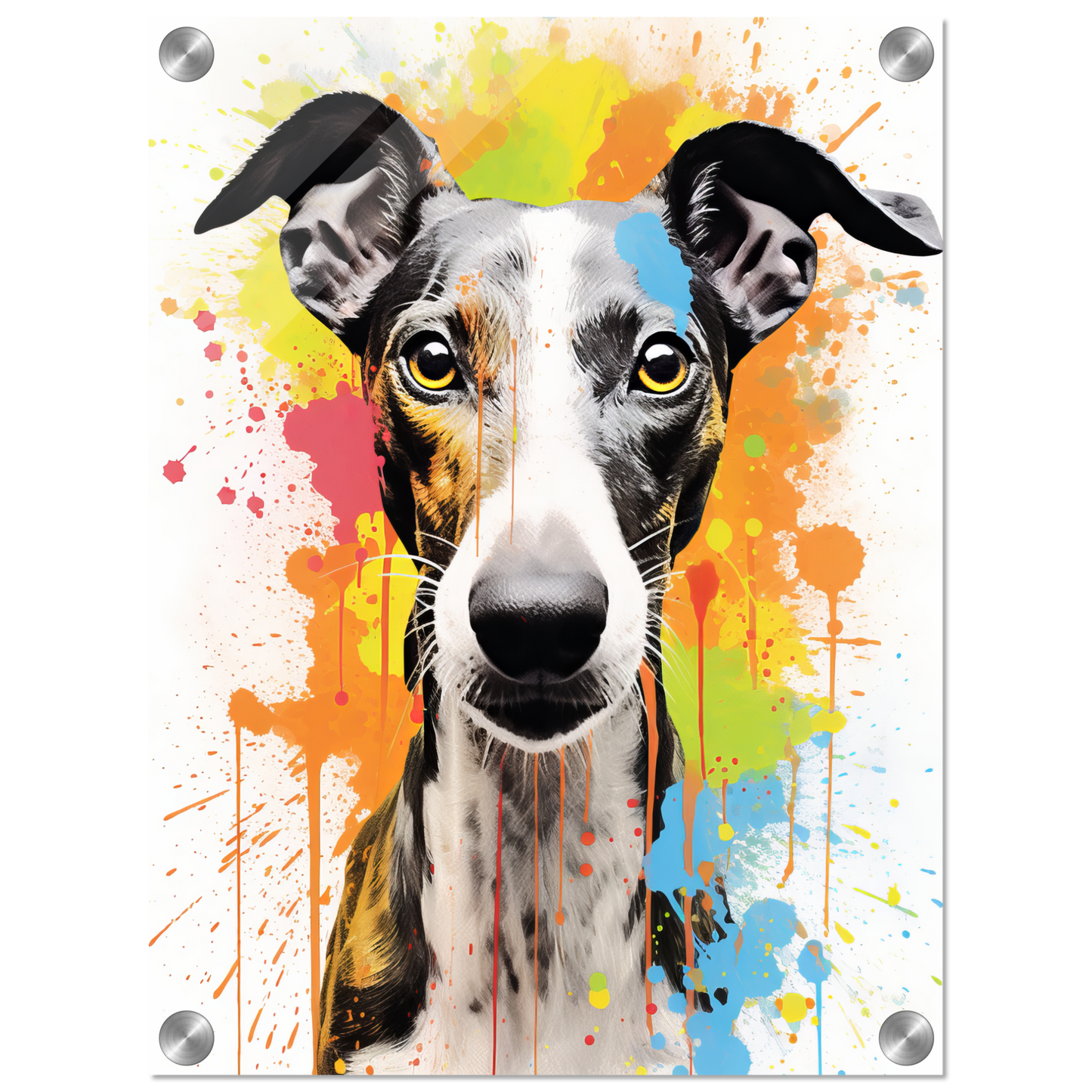Whippet Hund Pop-Art (DOG317)