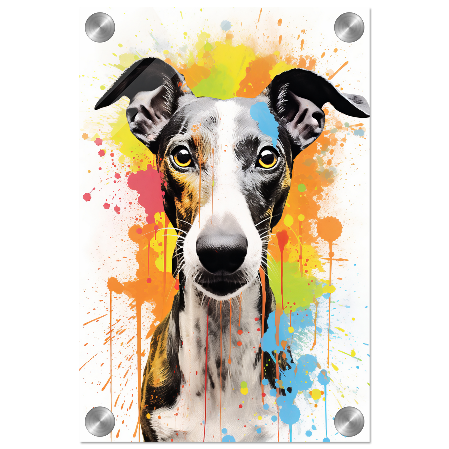 Whippet Hund Pop-Art (DOG317)