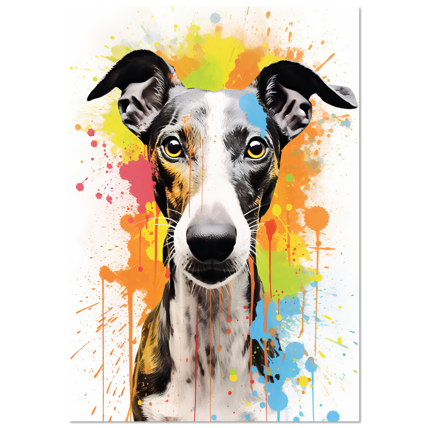 Whippet Hund Pop-Art (DOG317)