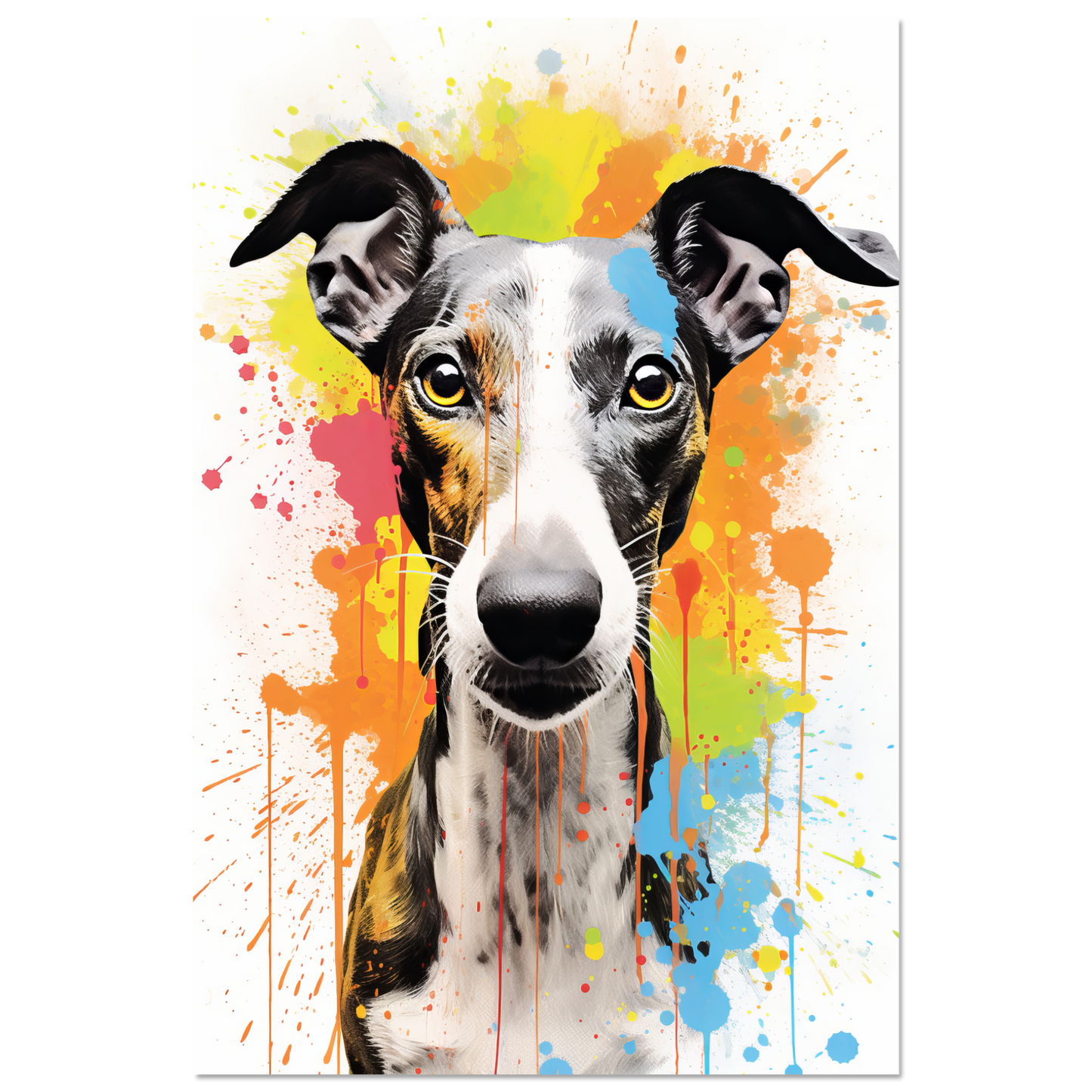 Whippet Hund Pop-Art (DOG317)
