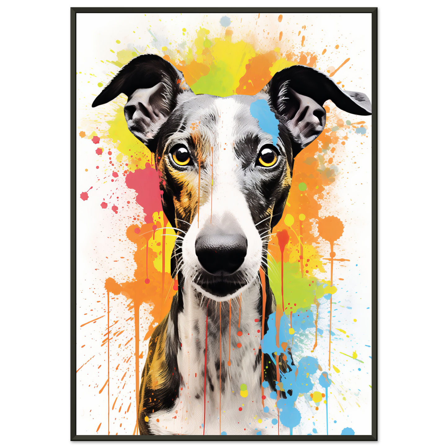 Whippet Hund Pop-Art (DOG317)