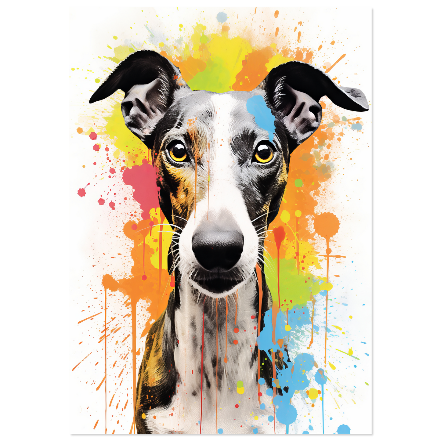 Whippet Hund Pop-Art (DOG317)