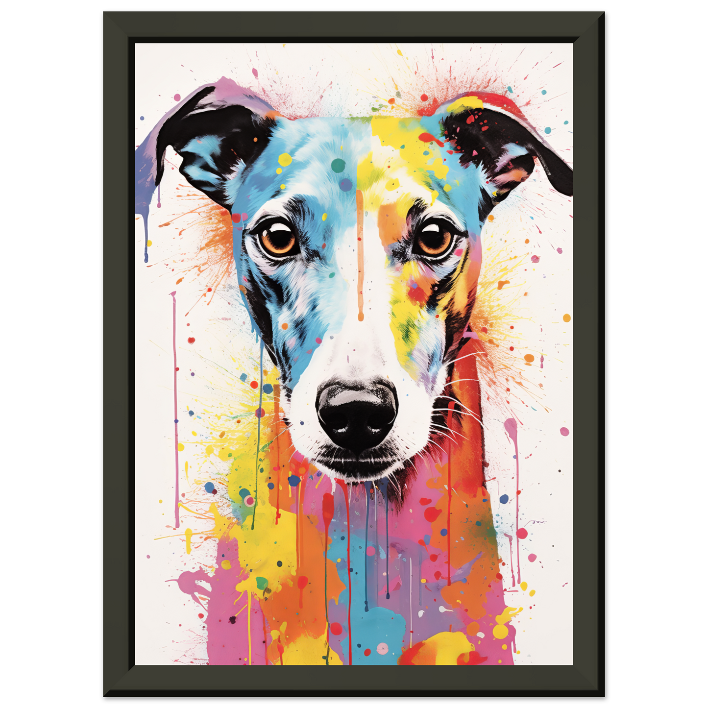 Whippet Hund Pop-Art (DOG318)