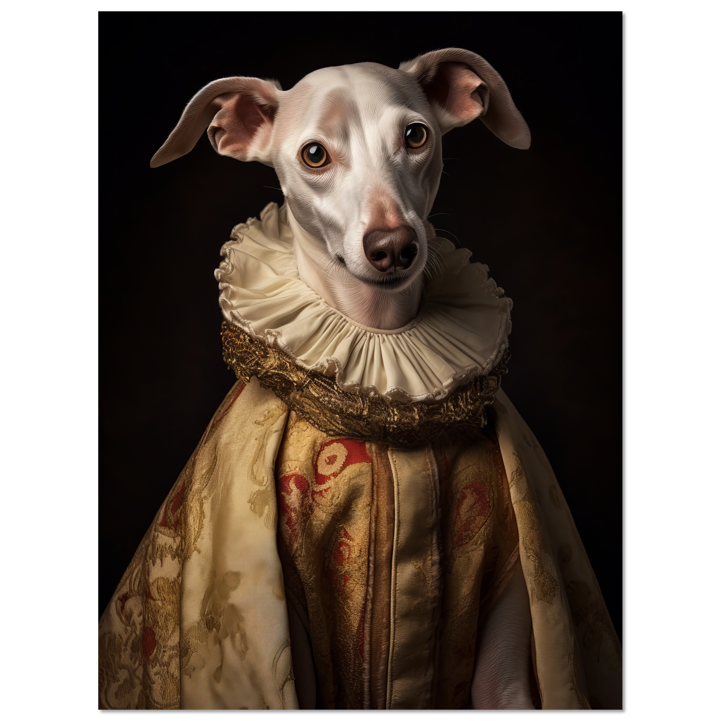 Whippet dog renaissance (DOG322)