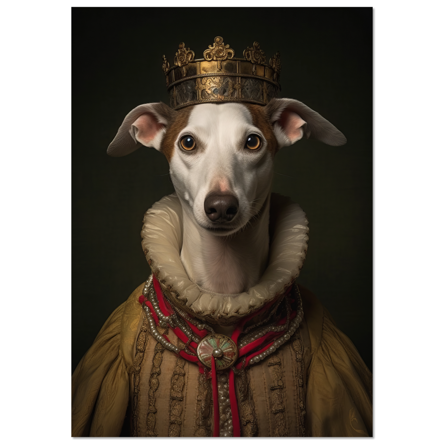 Whippet dog renaissance (DOG324)
