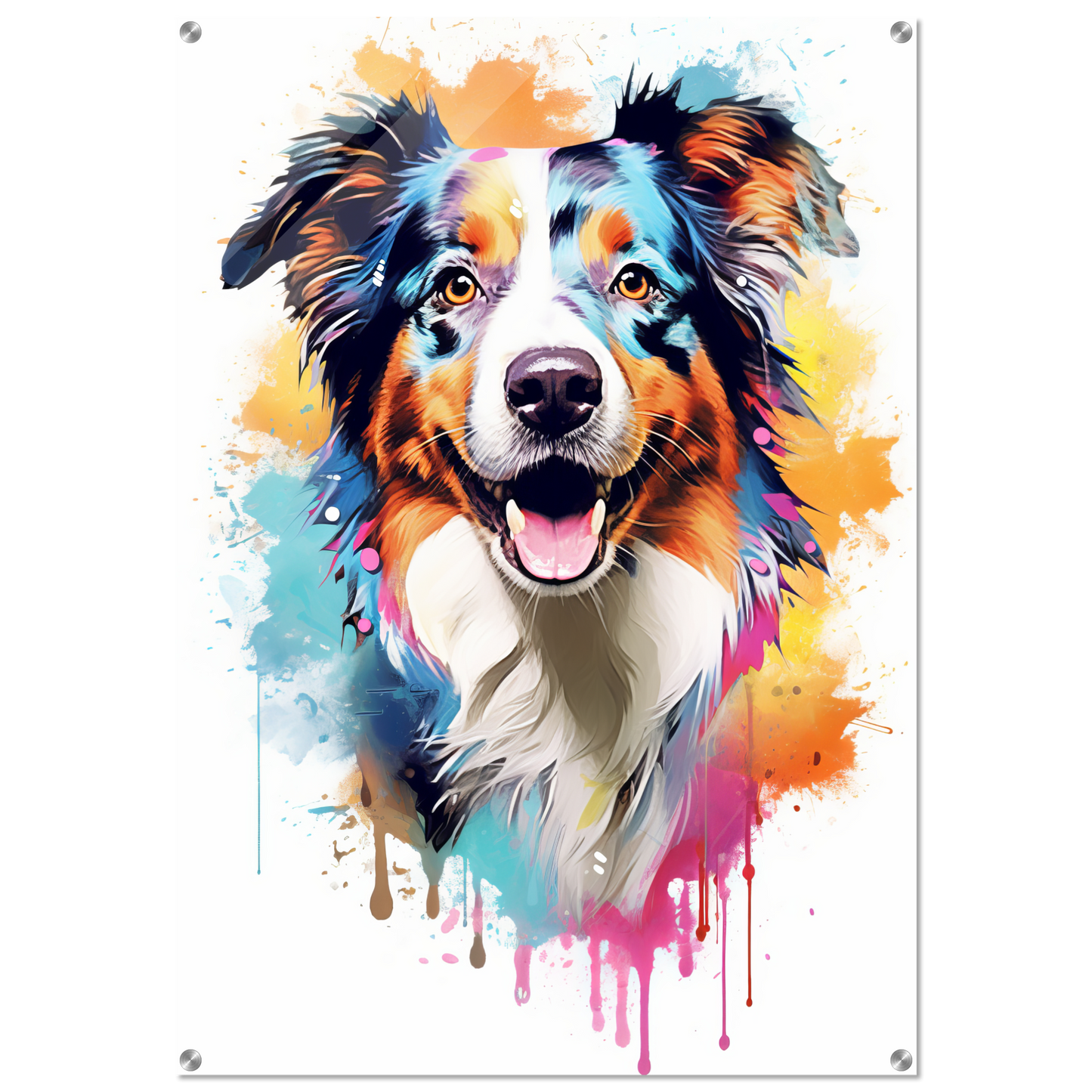 Australia Shepherd Pop Art (DOG331)