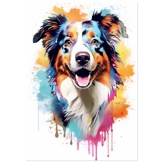 Australien Shepherd Pop-Art (DOG331)