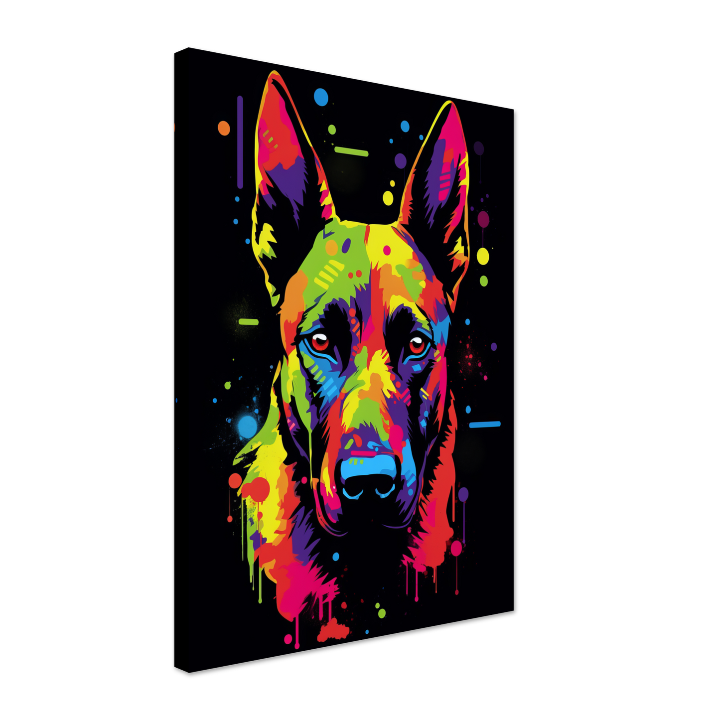 Malinois dog pop art (DOG338)