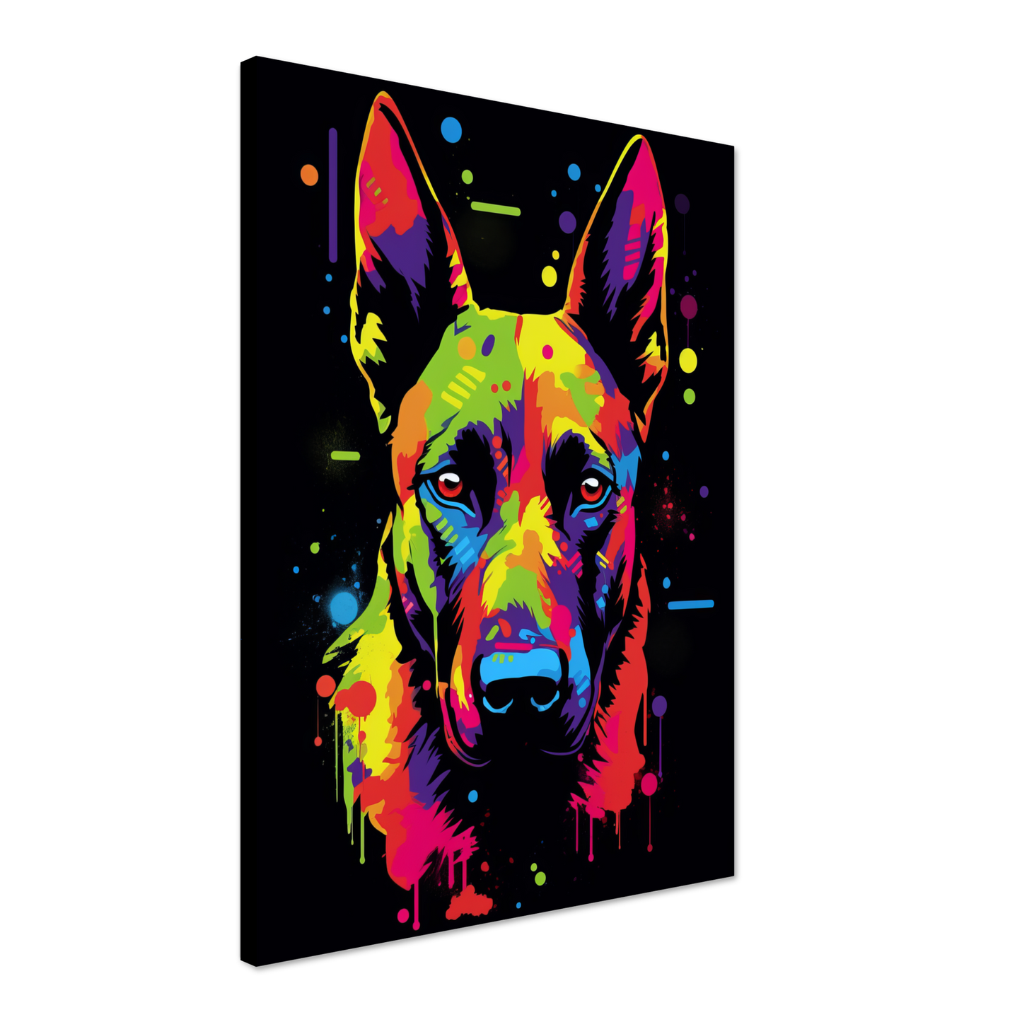 Malinois dog pop art (DOG338)