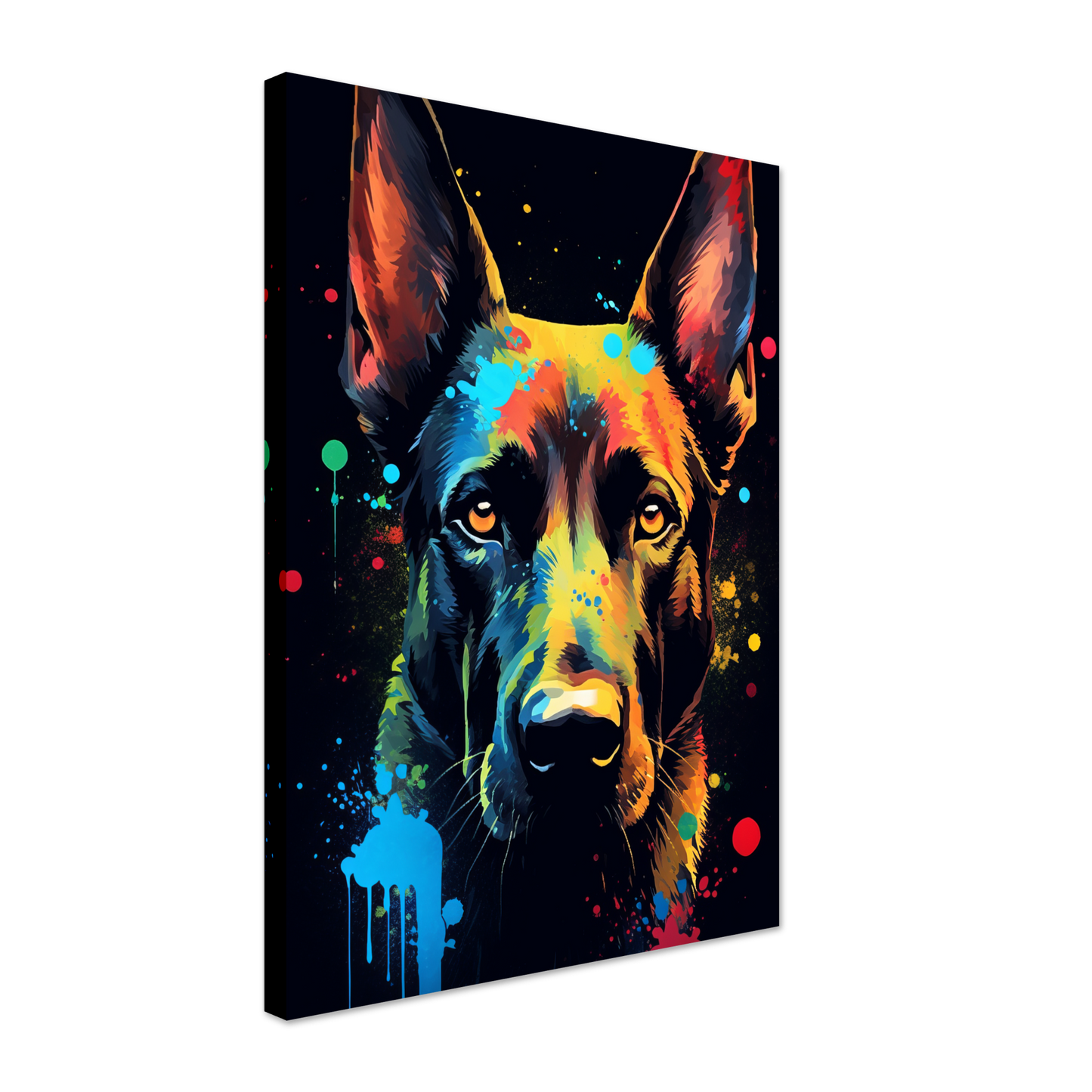 Malinois dog pop art (DOG339)