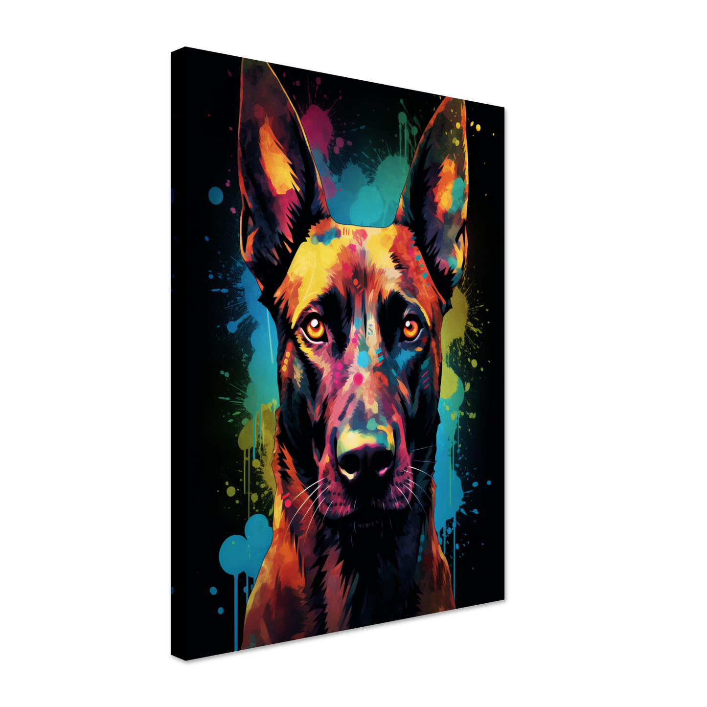 Malinois dog pop art (DOG340)