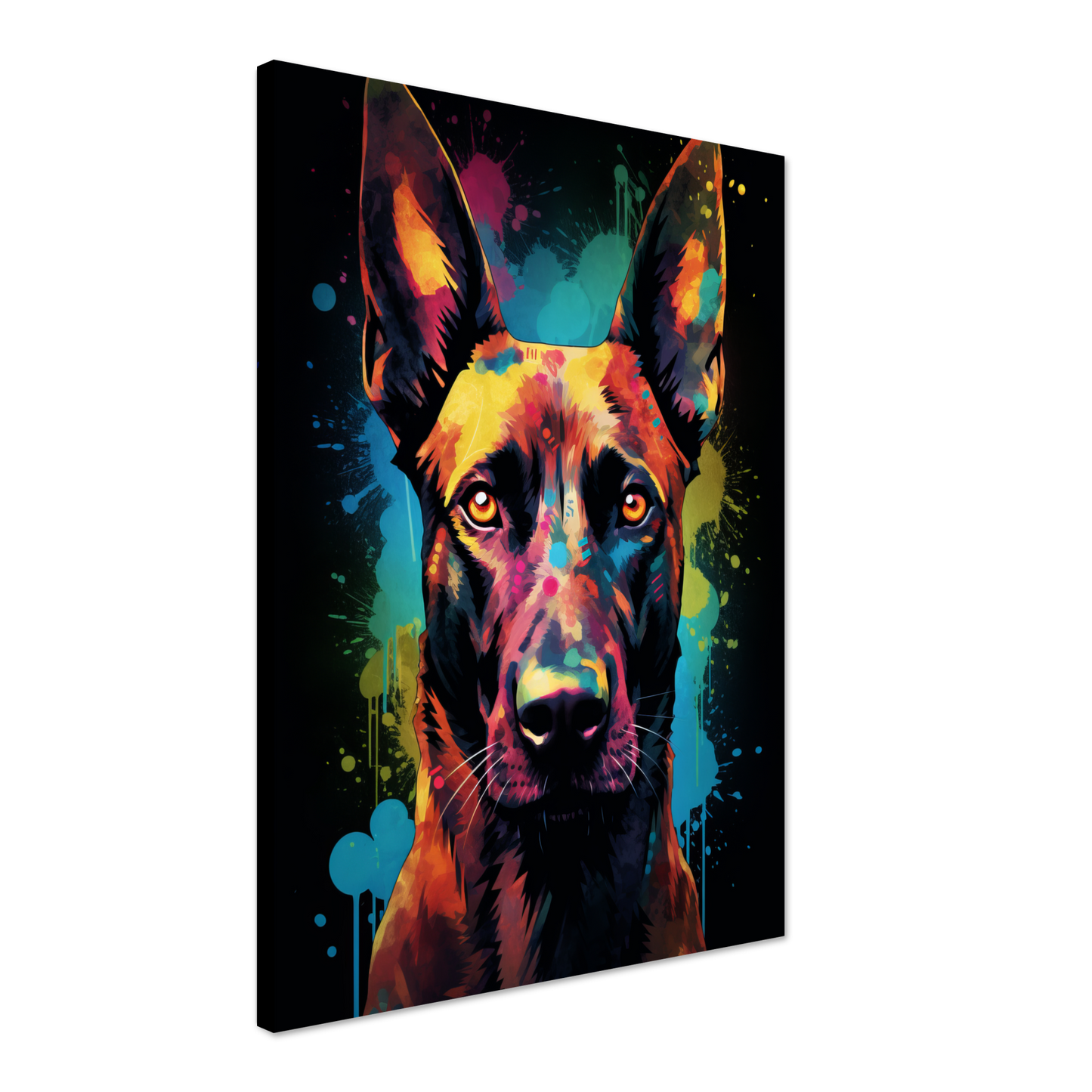 Malinois dog pop art (DOG340)