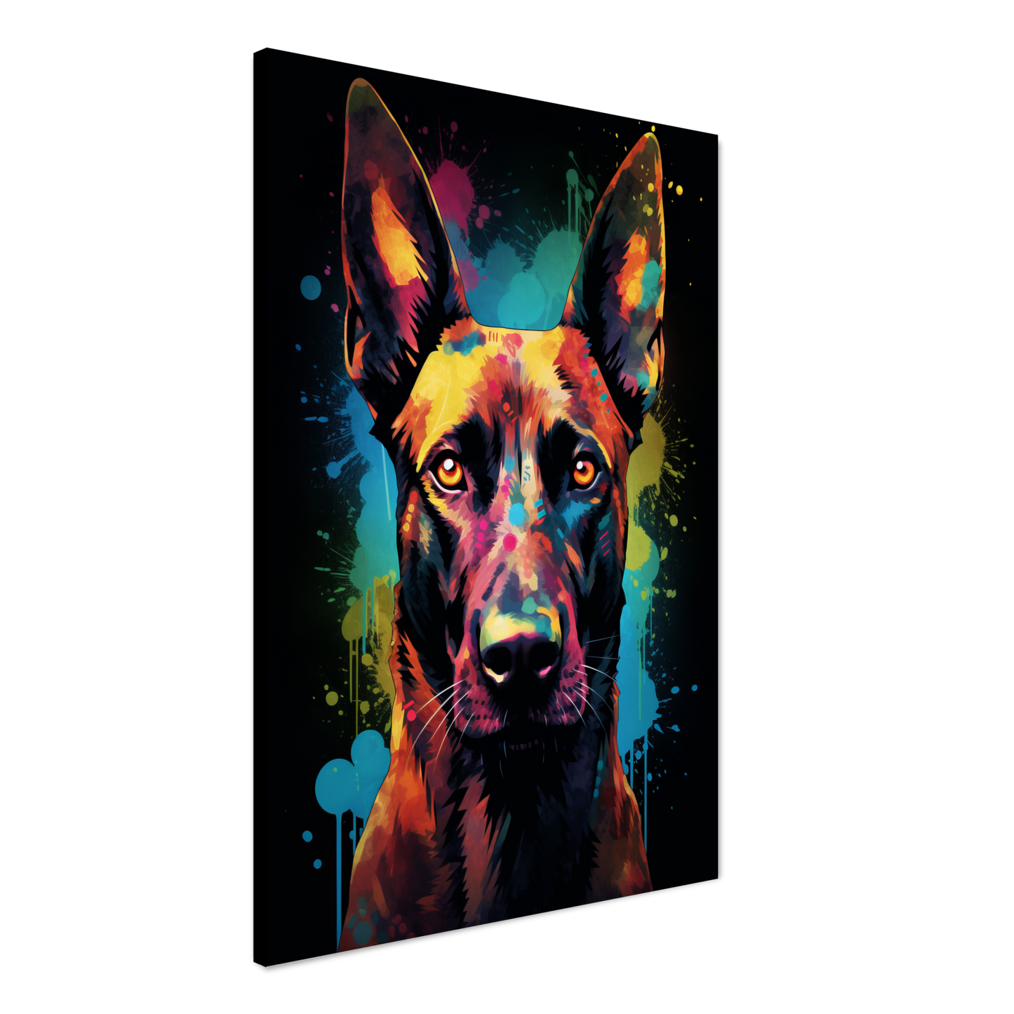 Malinois dog pop art (DOG340)