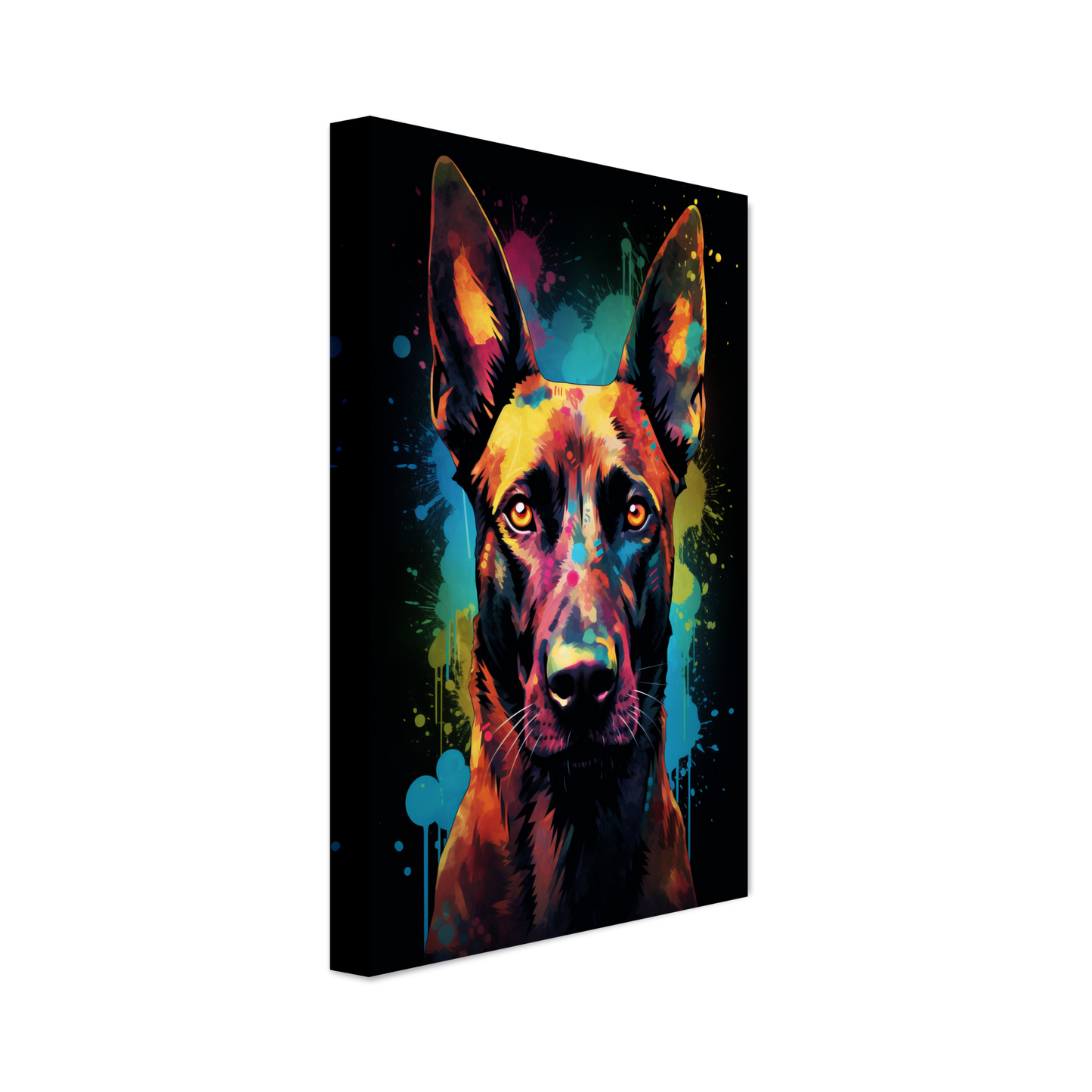 Malinois dog pop art (DOG340)