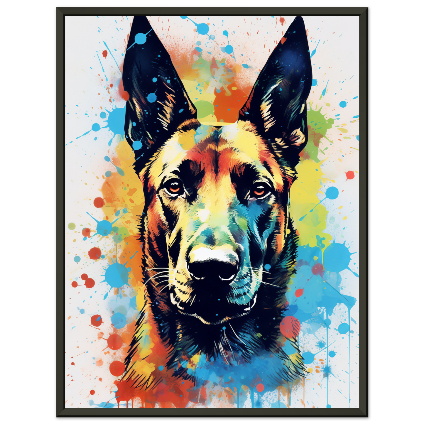 Malinois Hund Pop-Art (DOG344)