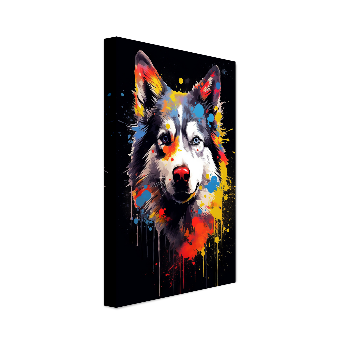 Dog Huskie Pop Art (DOG34)