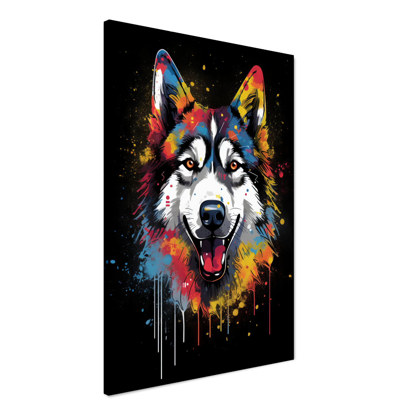 Dog Huskie Pop Art (DOG35)