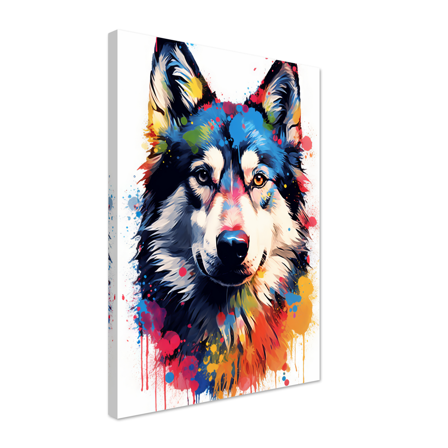 Dog Huskie Pop Art (DOG37)