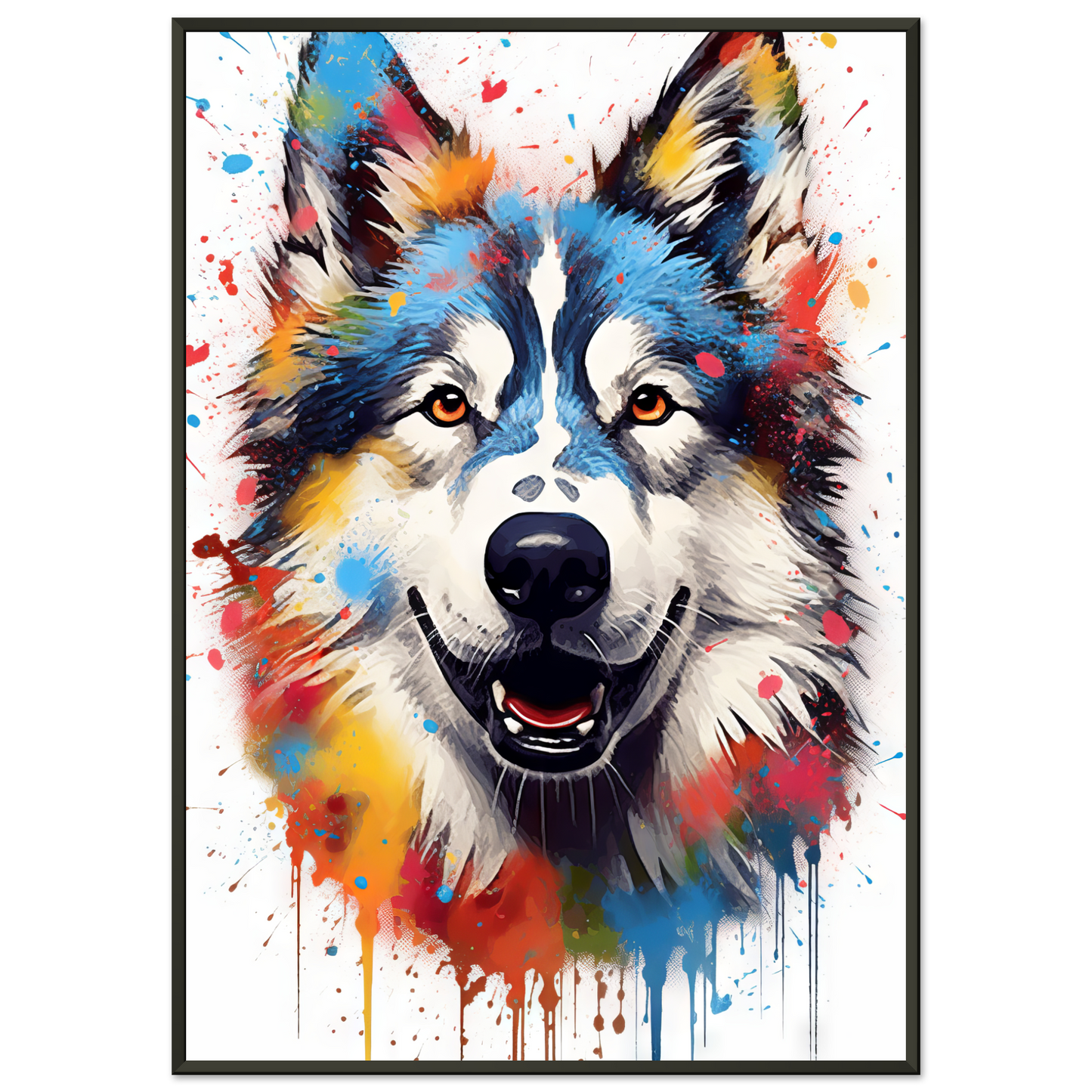 Dog Huskie Pop Art (DOG38)