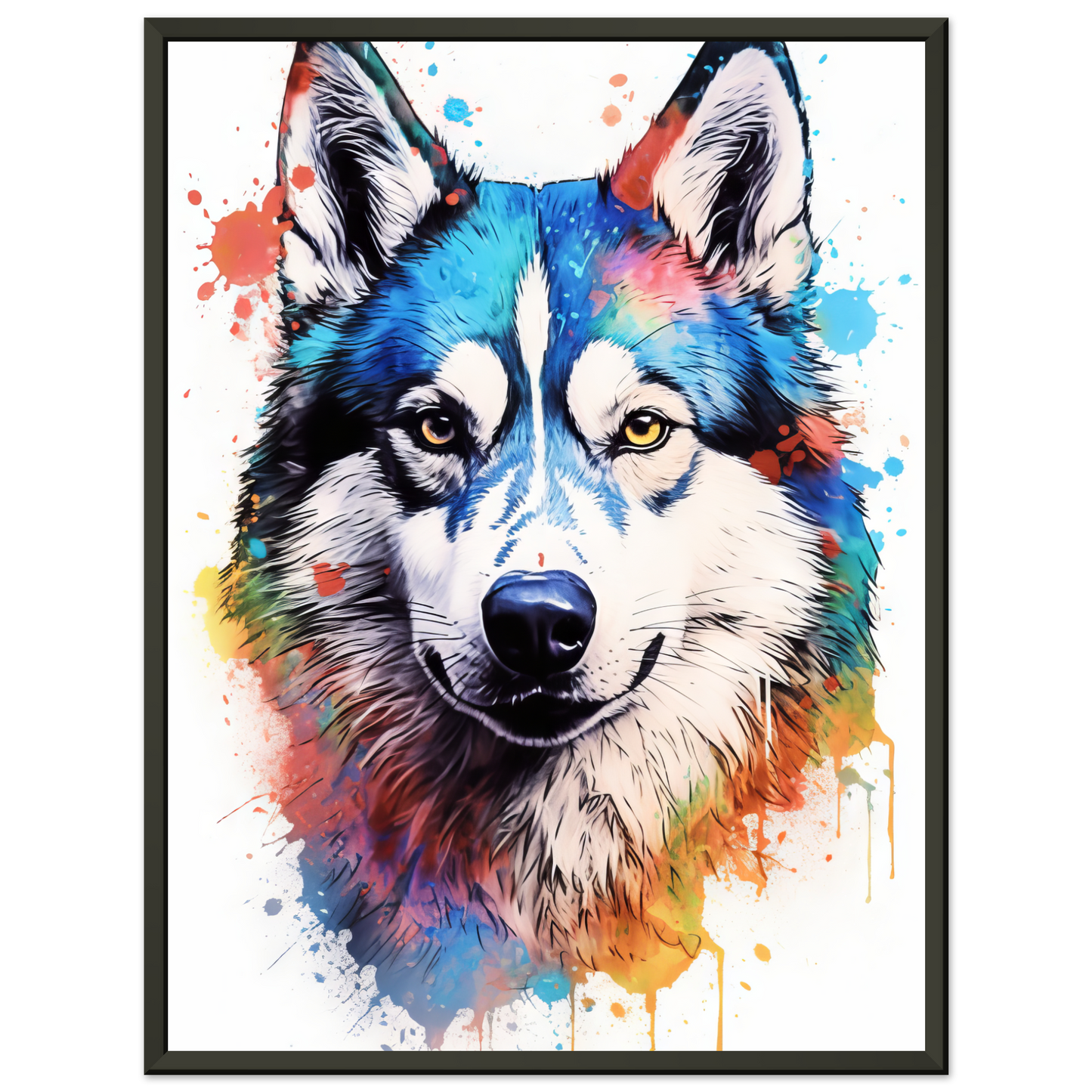 Dog Huskie Pop Art (DOG40)