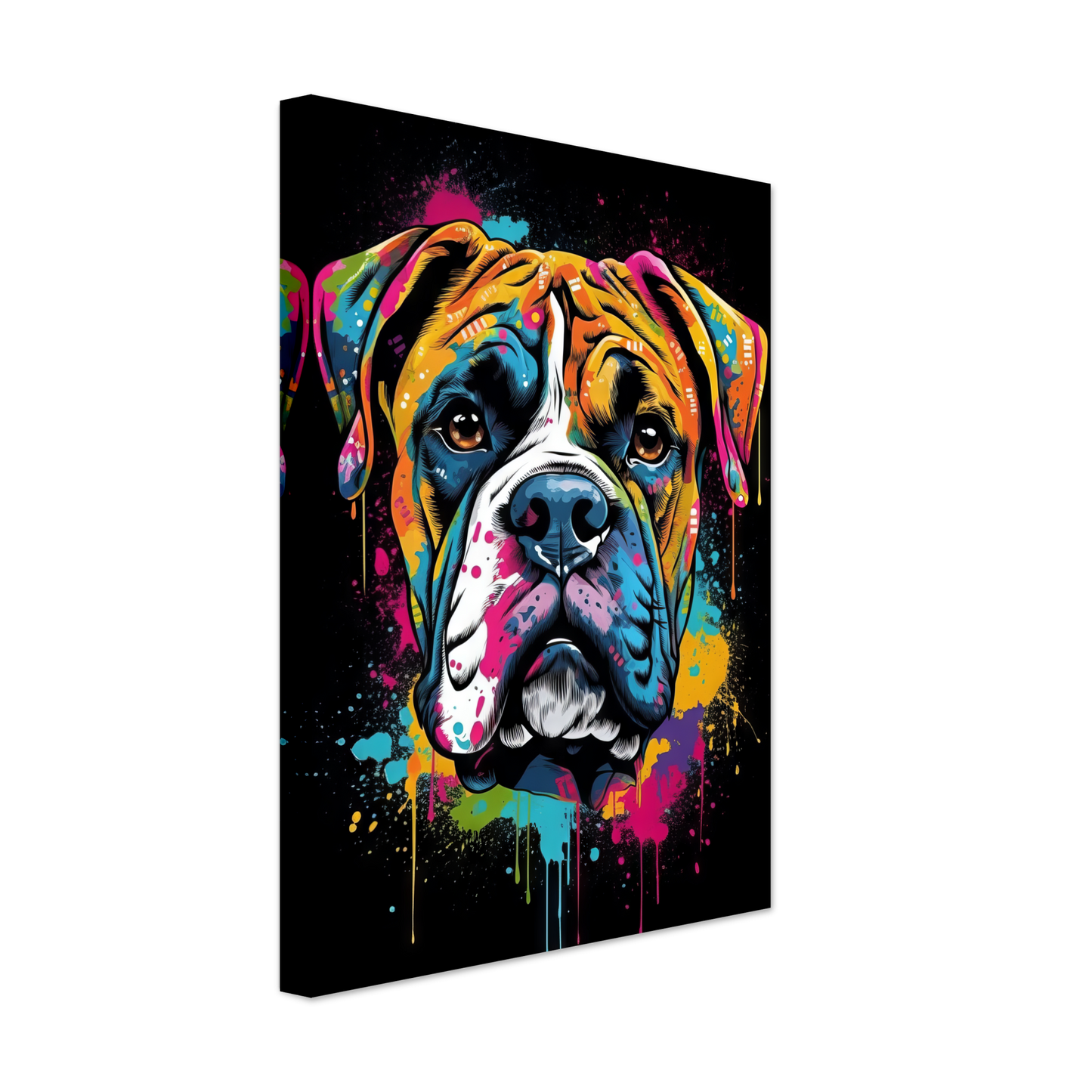 Hund Boxer Pop-Art (DOG41)