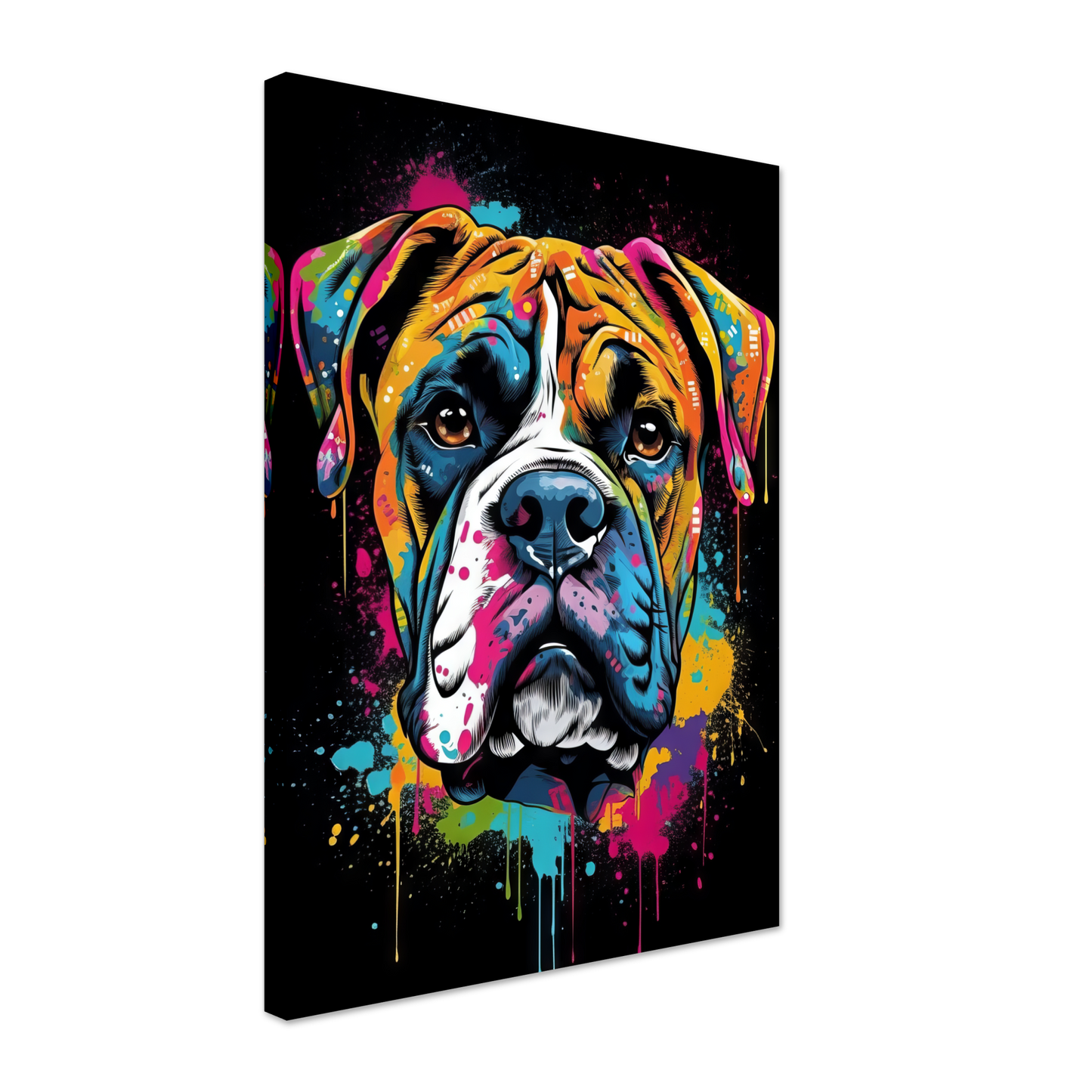 Hund Boxer Pop-Art (DOG41)