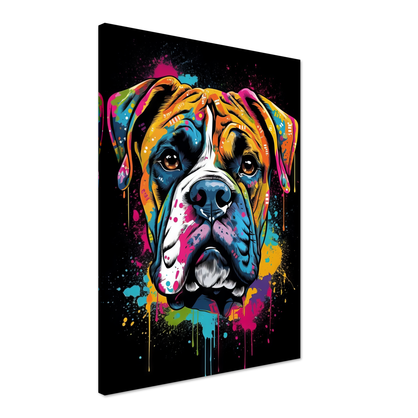 Hund Boxer Pop-Art (DOG41)