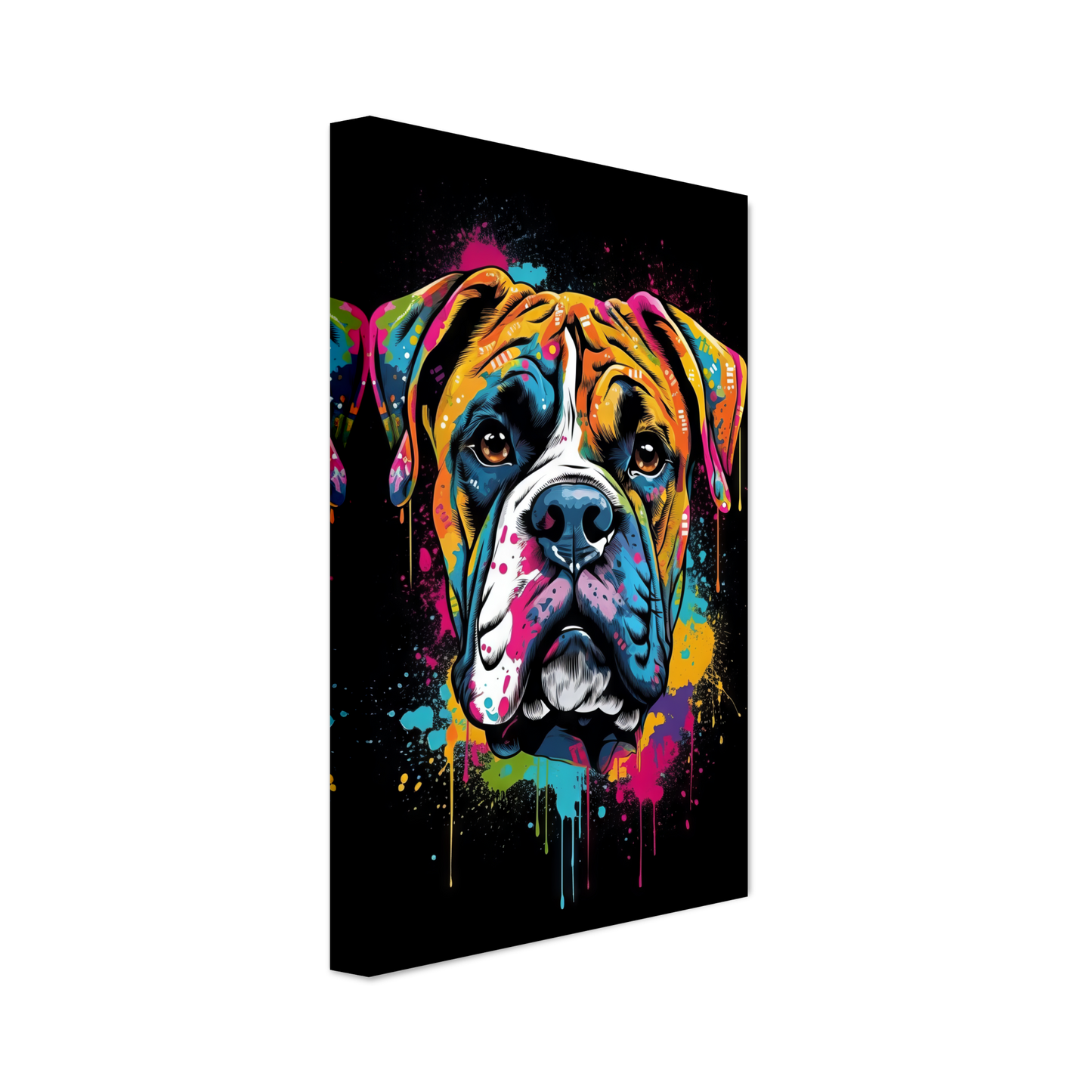 Hund Boxer Pop-Art (DOG41)