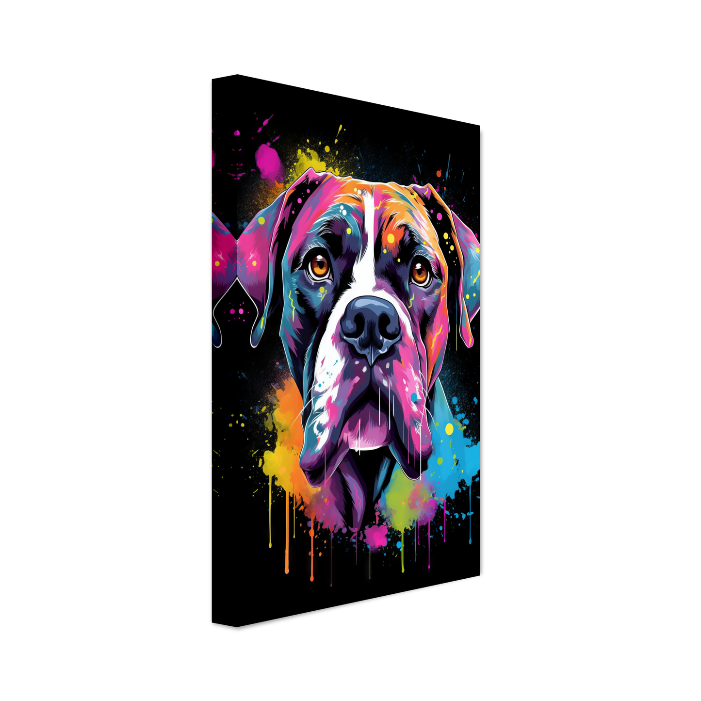 Hund Boxer Pop-Art (DOG42)