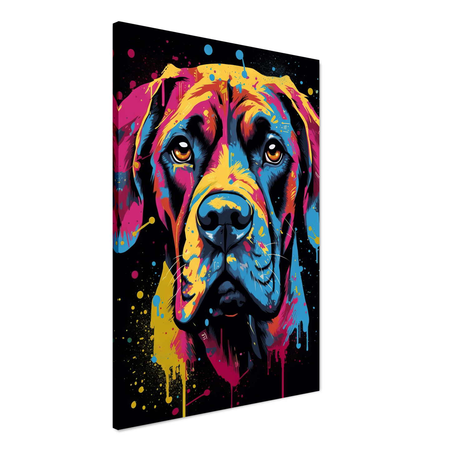 Hund Boxer Pop-Art (DOG44)