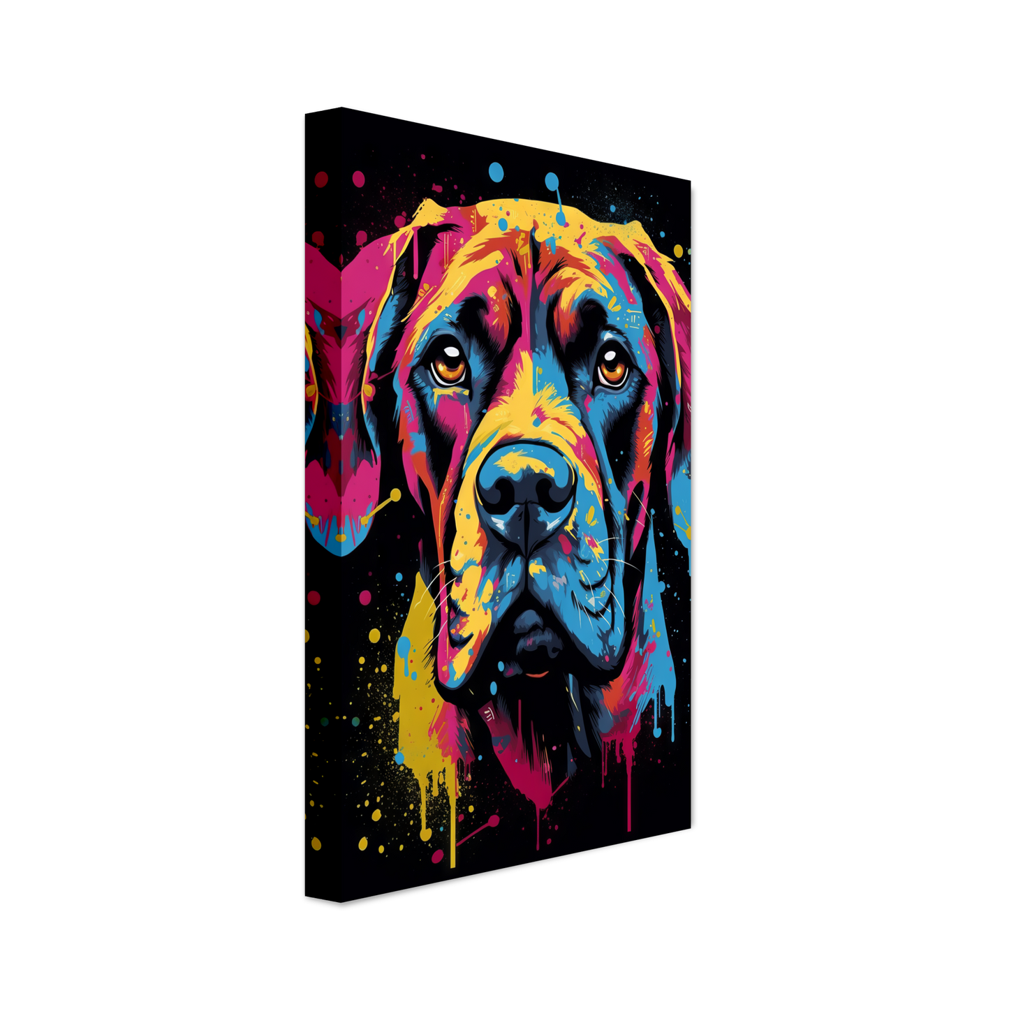 Hund Boxer Pop-Art (DOG44)