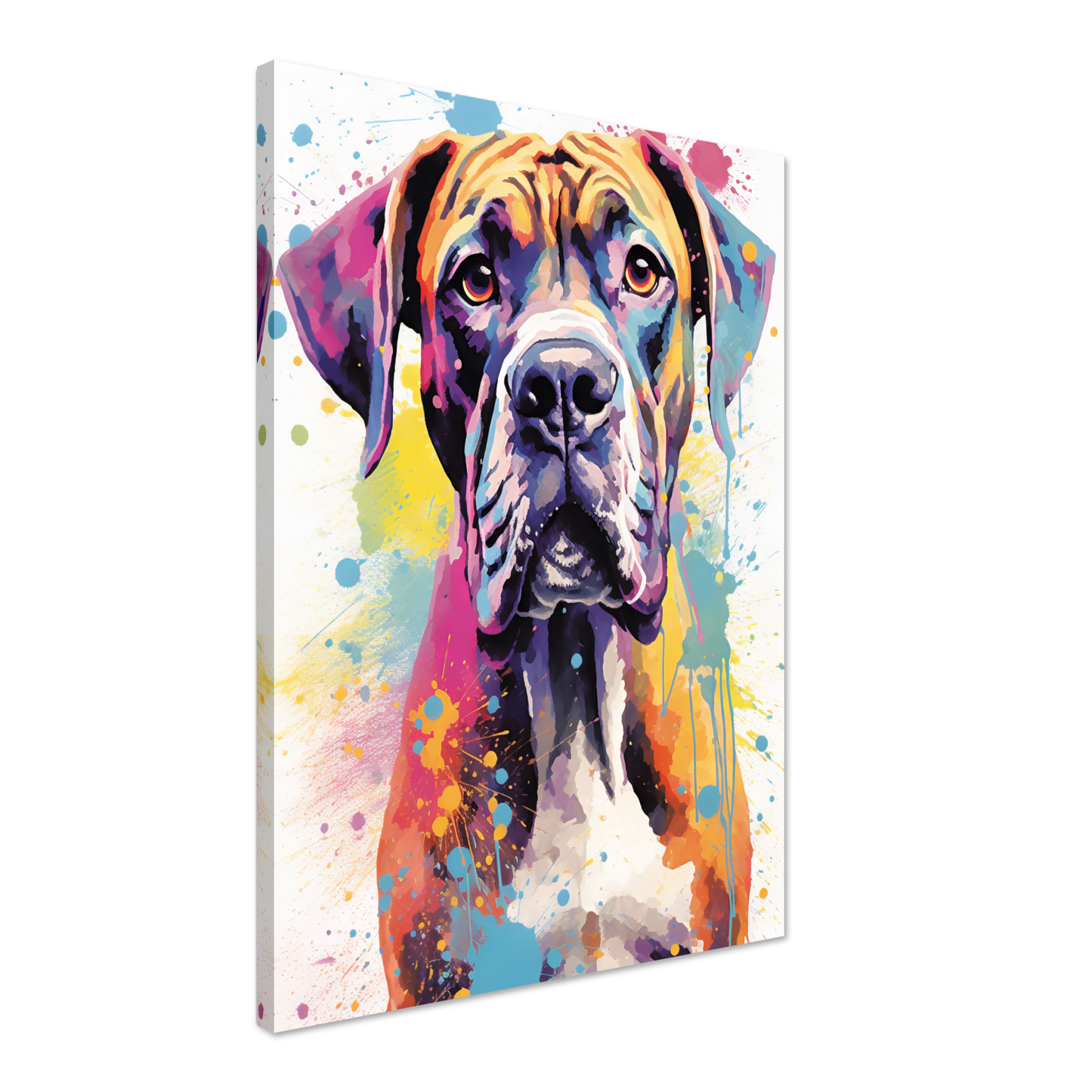Hund Boxer Pop-Art (DOG45)