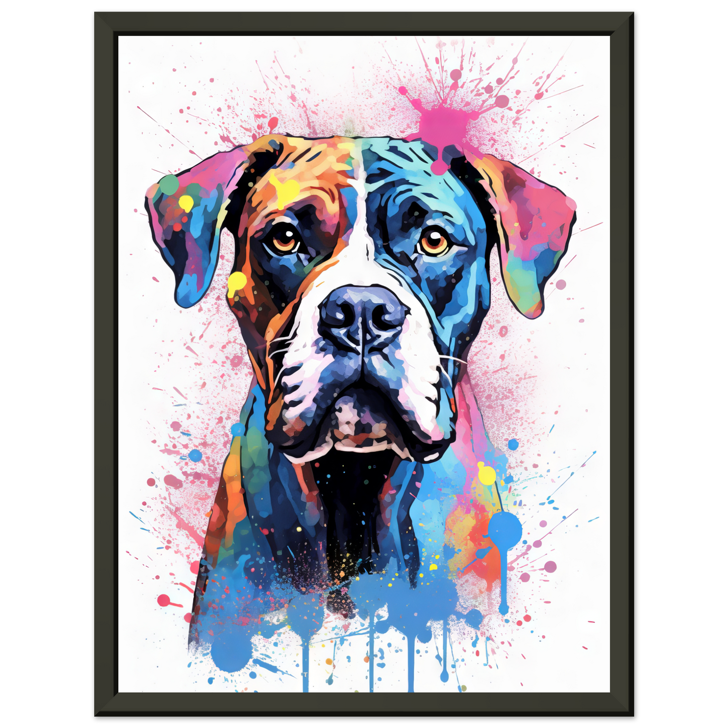 Hund Boxer Pop-Art (DOG46)