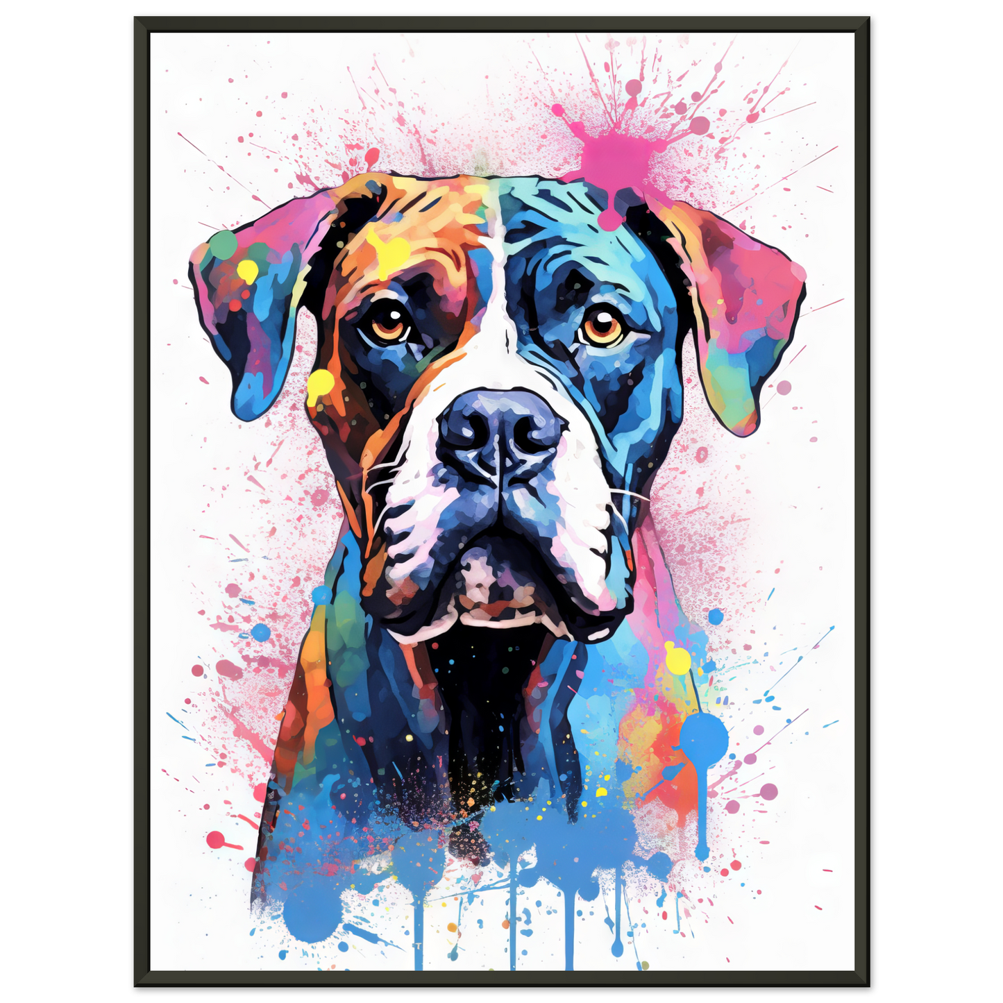 Hund Boxer Pop-Art (DOG46)