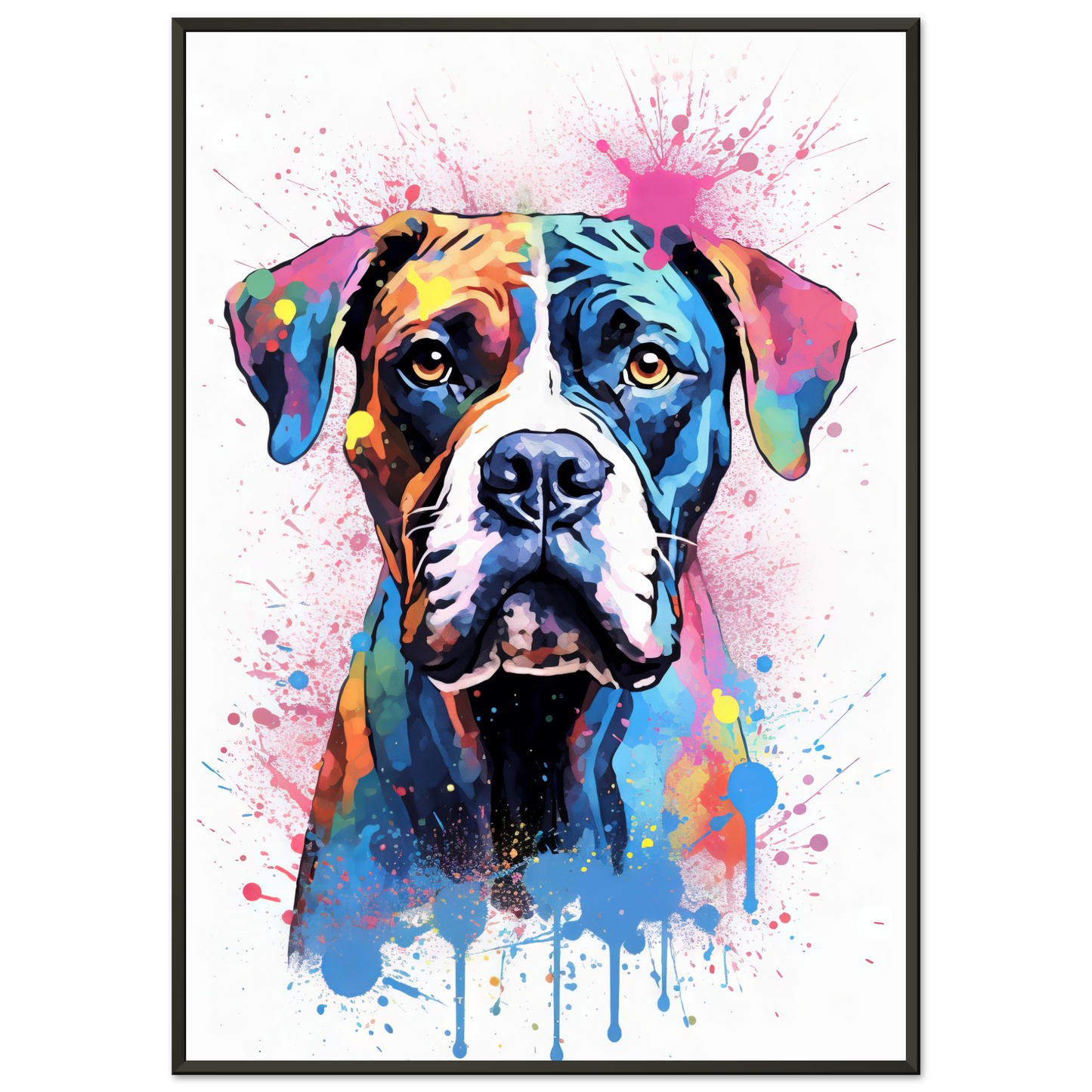 Hund Boxer Pop-Art (DOG46)