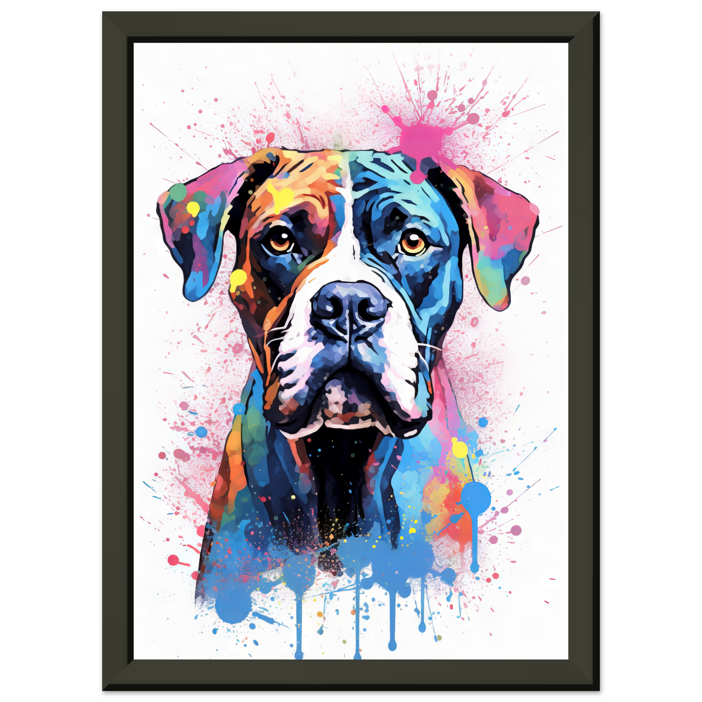 Hund Boxer Pop-Art (DOG46)