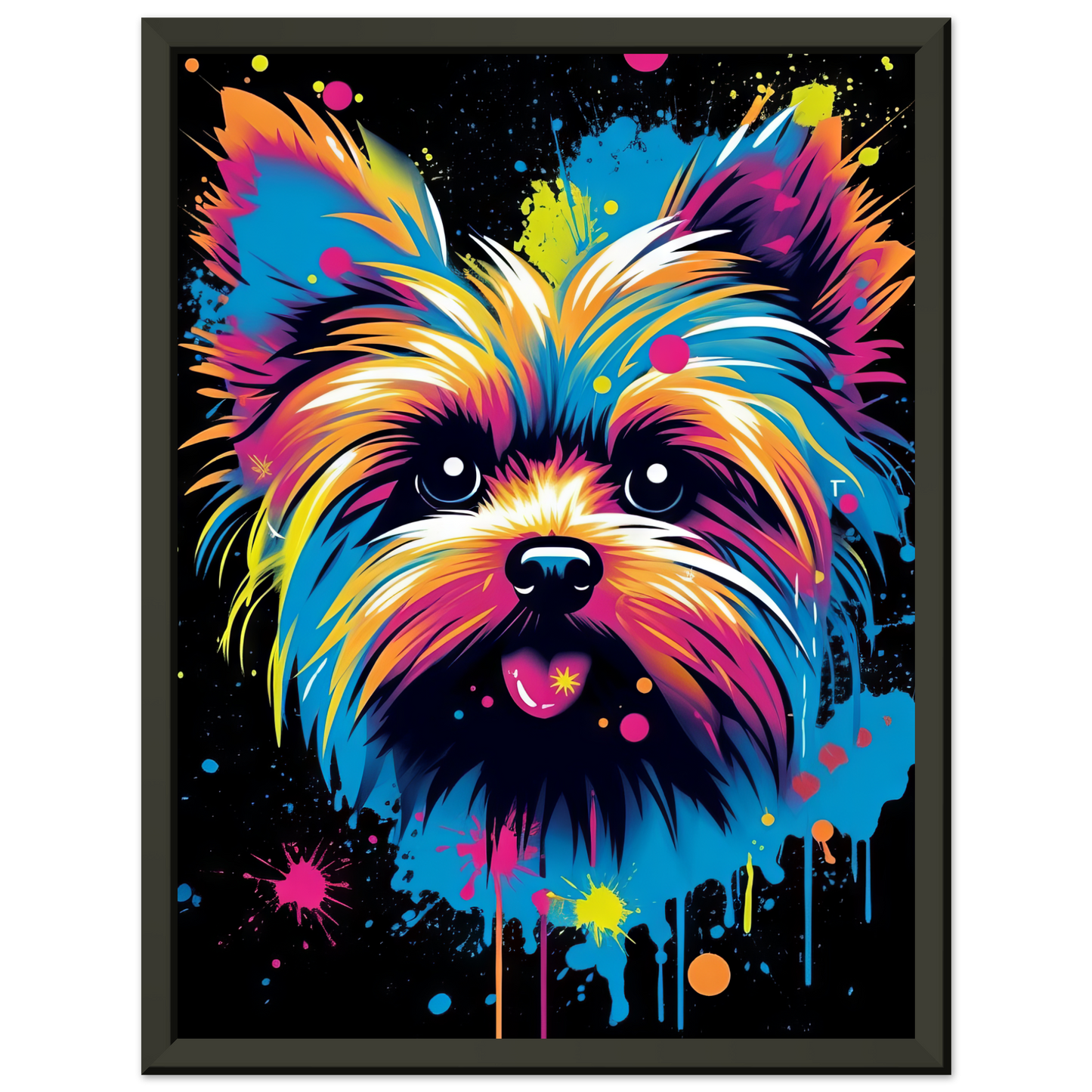 Hund Yorkshire Terrier Pop-Art (DOG49)