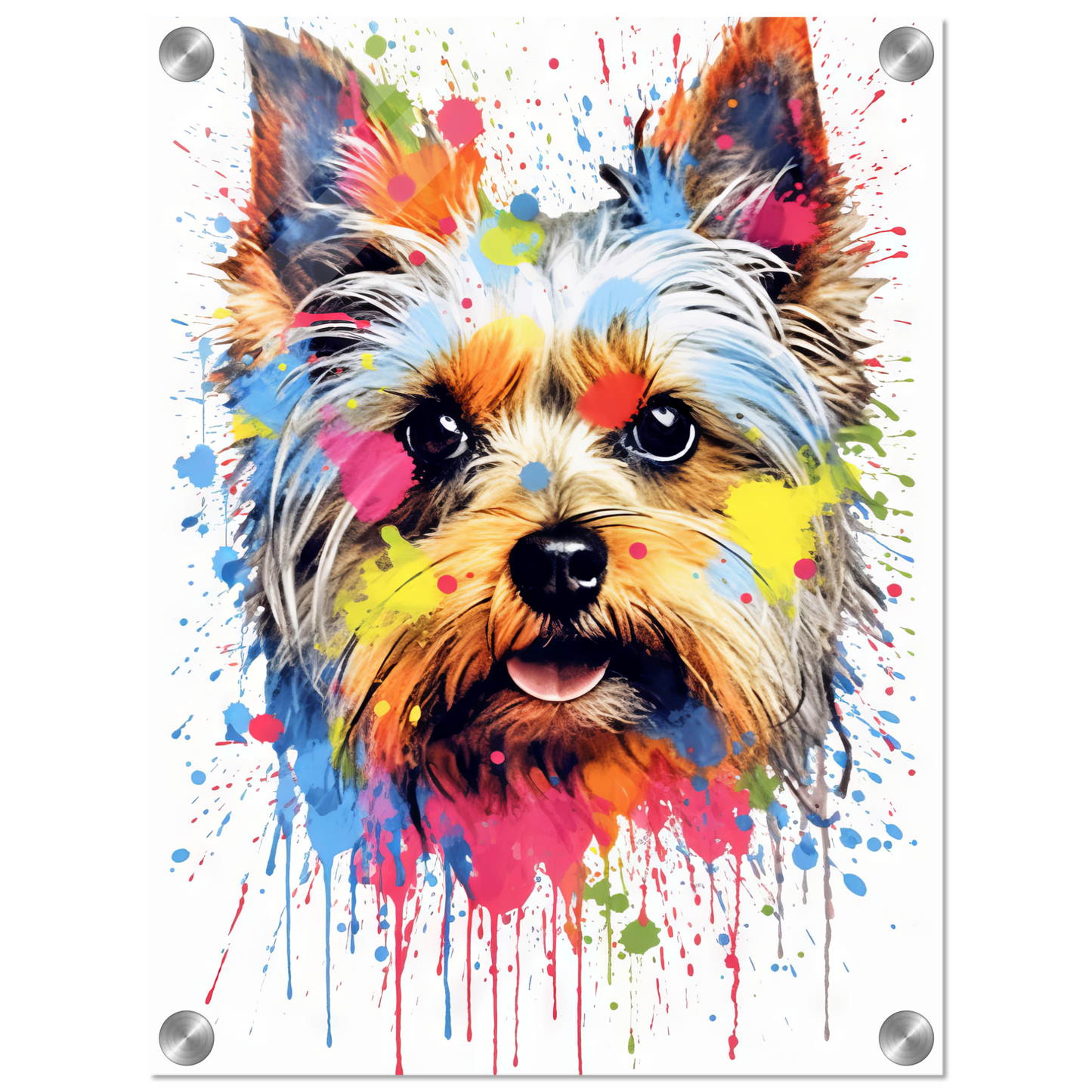 Dog Yorkshire Terrier Pop Art (DOG53)